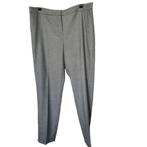 Vince Camuto Womens Classic Houndstooth Career Business Pants Size 14 - Picture 1 of 8